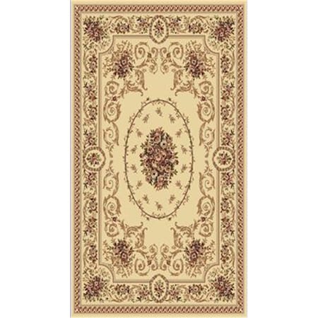 Dynamic Rugs Legacy Rectangular Rug- Ivory - 2 Ft. X 3 Ft. 6 In. LE2458022100